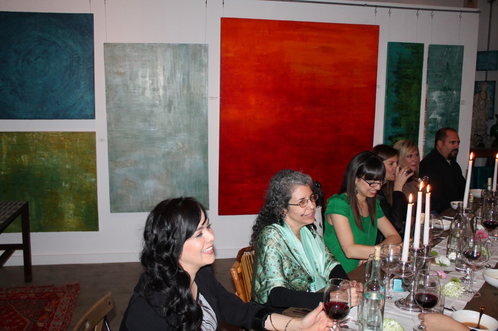 Dining in the Art Gallery, interior at Viridian